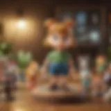 Showcasing a collection of Amiibo figures