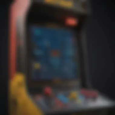 Classic Pac Man arcade cabinet