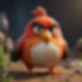 Concept art of Angry Birds Epic characters showcasing their unique designs