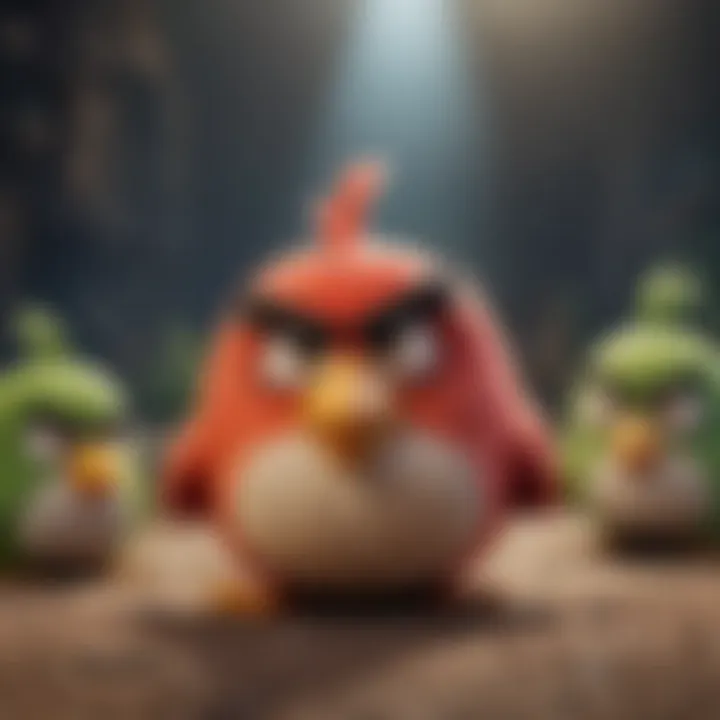 A chart comparing the evolution of Angry Birds from the original game to the latest iterations.