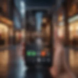 Mobile app download statistics overview