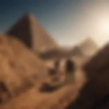 Unearthing the Mysteries of the King Silhouette of Archaeologists Excavating Pyramid Site
