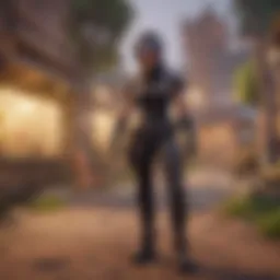 Fortnite gameplay on an Android device