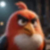 Avian Character Design in First Angry Birds Game