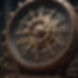 An abstract representation of the Clockmaker game mechanics