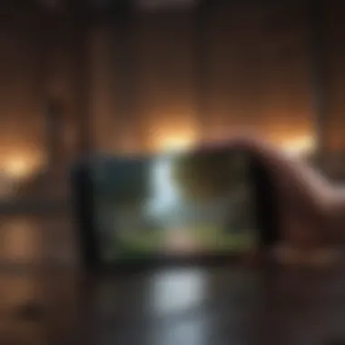 Engaging Virtual Environment for Tranquility An engaging visual of a virtual environment promoting tranquility