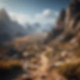 A breathtaking landscape of the Black Desert world showcasing its stunning visuals