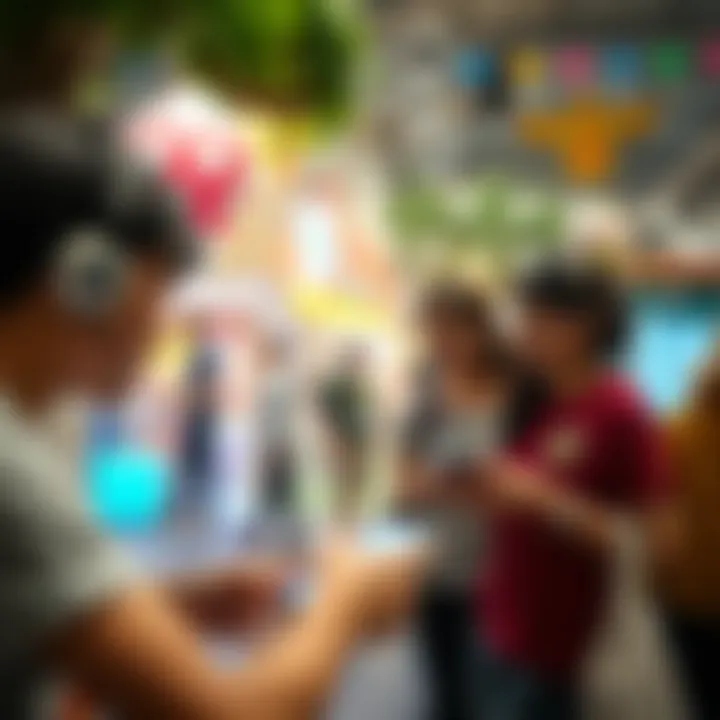 User Interactions in Bubble Town Engaging user interactions within the Bubble Town app