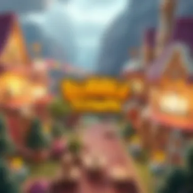 User Interface Design of Bubble Town User interface design of the Bubble Town app