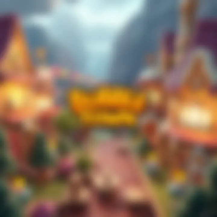 User Interface Design of Bubble Town User interface design of the Bubble Town app