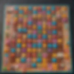 Colorful Candy Crush Soda board filled with various candies