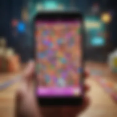 Install screen on a mobile device for Candy Crush Soda Saga