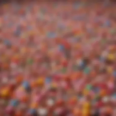 Diverse Candy Crush Gameplay A vibrant collage of Candy Crush gameplay moments.