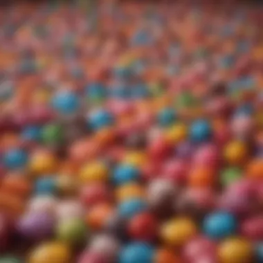 Vibrant Candy Collection Colorful assortment of candies