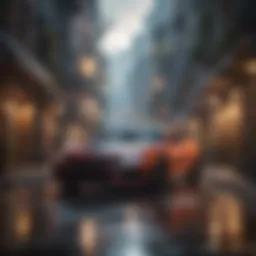 Captivating flowplay game world illustration