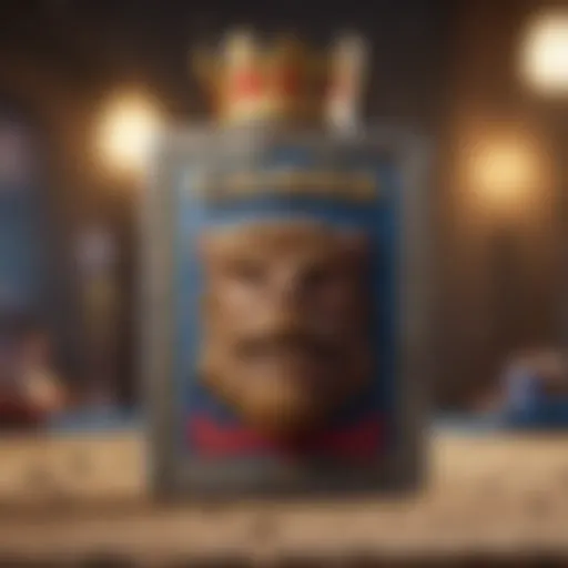 A strategic layout of Clash Royale cards with highlighted new features