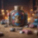 Abstract representation of Clash Royale homepage