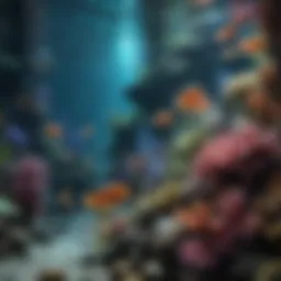 Colorful Underwater Aquarium Scene