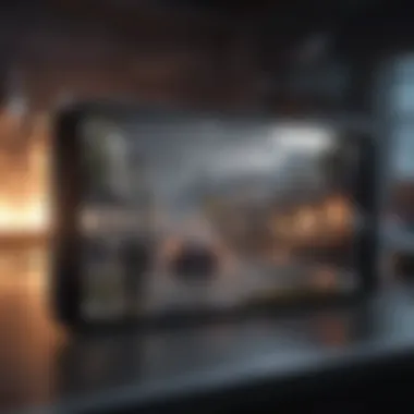 Strategic Gameplay in Mobile Gaming A strategic gameplay moment from a well-known competitive mobile title.