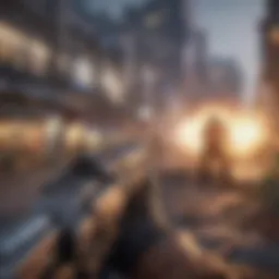 Dynamic gameplay showcasing competitive mobile gaming