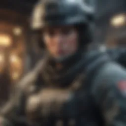 Dynamic gameplay showcasing unique operator skills