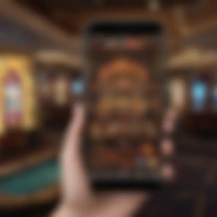 A smartphone displaying the Huuuge Casino app interface