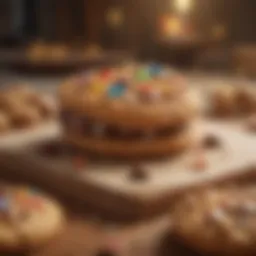 Gameplay screenshot showcasing cookie matching mechanics