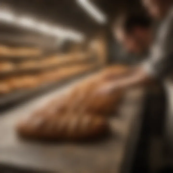 Freshly baked bread at Subway