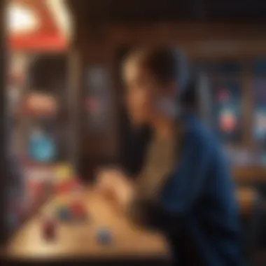 Psychology Behind Player Engagement A player focusing intently on the crane game controls