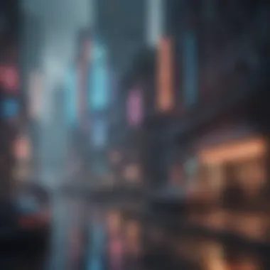 Cyberpunk Cityscape Game