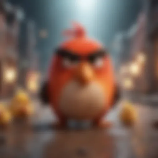 Illustration depicting the iconic Angry Birds characters bidding farewell