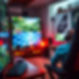 A dynamic gaming setup featuring the latest mobile devices