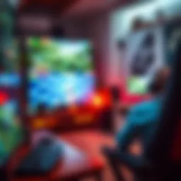 A dynamic gaming setup featuring the latest mobile devices