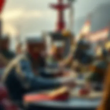 Players collaborating in building alliances within the game