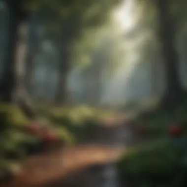 Enchanted Forest Game Scene