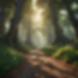 Enigmatic Forest Realm in MapleStory Mobile Game