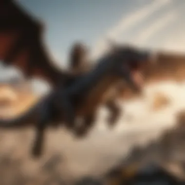 Epic Mid-Air Clash of Dragon Warriors Dragon Warriors Clash in Mid-Air Combat