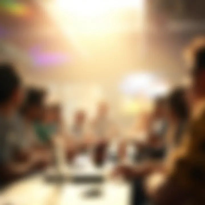 A vibrant community forum discussing mobile gaming