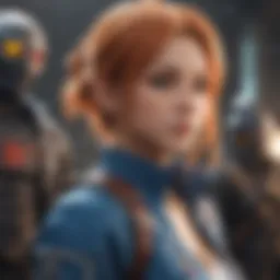A stunning visual showcasing various anime game characters
