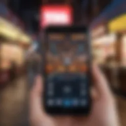 A vibrant display of popular gacha games on an iPhone screen