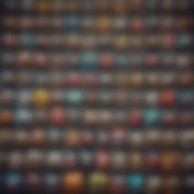 Notable Titles in the Indie Scene A vibrant collage of various indie game titles that have made an impact on mobile gaming.