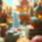 An intricate level layout showcasing vibrant cookie designs and challenges