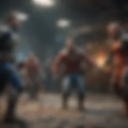 Colorful representation of group gameplay on Facebook
