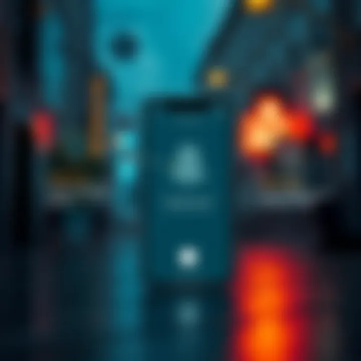 Infographic showcasing privacy features of ghost phone number applications