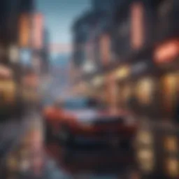 A captivating scene from a popular Japanese mobile game showcasing vibrant graphics and unique character design.