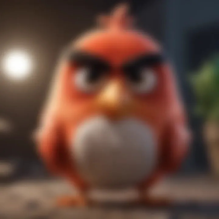 Visual comparison of character design evolution in Angry Birds