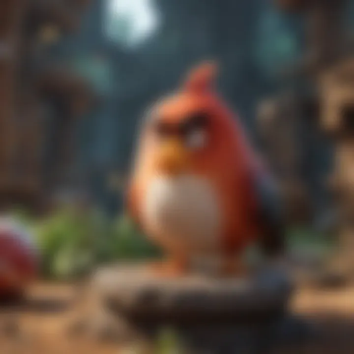 Gameplay screenshot showcasing the new Angry Birds mechanics