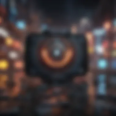 Abstract Concept of Mobile Gaming Abstract Concept of Mobile Gaming