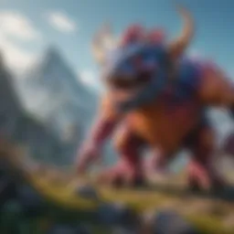 Showcasing the vibrant world of Monster Legends with colorful monsters