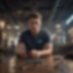 A captivating scene of a player immersed in a mobile game without internet.